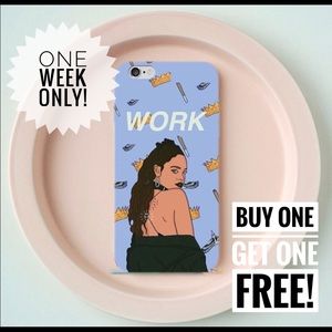 Queen girl printed iPhone X case